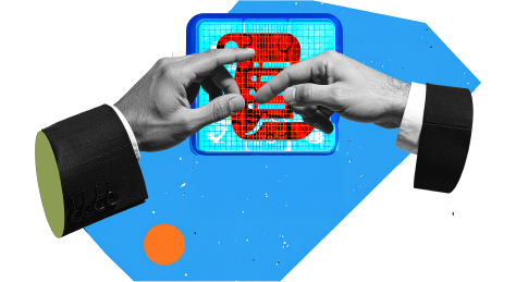 hand met wandelende vingers